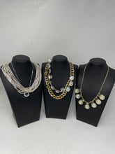 Load image into Gallery viewer, Banana Republic, Monet, Alfani Women's Silver-Gold Necklaces (5 Pcs)
