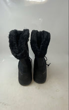 Load image into Gallery viewer, Columbia Womens Black Suede Fur-Trim Lace-Up Winter Snow Boots Size 10
