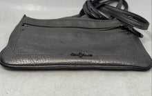 Load image into Gallery viewer, Cole Haan Womens Gray Leather Adjustable Strap Inner Pockets Crossbody Bag
