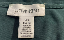 Load image into Gallery viewer, Calvin Klein Womens Green Short Sleeve Round Neck Tunic Blouse Top Size XL
