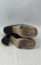 Load image into Gallery viewer, Marc Fisher Womens Lysia Black Leather Side Zip Ankle Booties Size 8.5M
