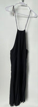 Load image into Gallery viewer, Liz Claiborne Womens Black Sleeveless Halter Neck A-Line Dress Size 10
