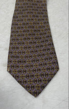 Load image into Gallery viewer, Lanvin Mens Multicolor Printed Silk Adjustable Keeper Loop Formal Pointed Tie

