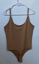 Load image into Gallery viewer, Express Womens Tan Spaghetti Strap Scoop Neck Bodysuit Camisole Tank Top Size M
