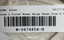 Load image into Gallery viewer, Chelsea &amp; Violet Womens Vera Beige Leather Platform Loafer Shoes Size 8.5 M

