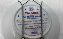 Load image into Gallery viewer, The Hamilton Collection The Mick From Mickey Mantle Decorative Collector Plate
