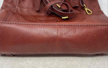 Load image into Gallery viewer, Fossil Womens Brown Detachable Strap Double Handle Shoulder Backpack
