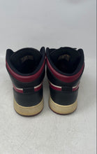 Load image into Gallery viewer, Nike Kids Air Jordan 1 Mid White Black Red Lace-Up Basketball Shoes Size 7Y
