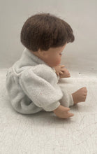 Load image into Gallery viewer, Vintage Porcelain Short Brown Hair And Blue Eyes Collectible Baby Doll
