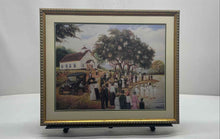 Load image into Gallery viewer, Wall Hanging Home Decor Framed Baptism Church Scene Gold Frame Art Painting
