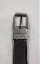 Load image into Gallery viewer, Kenneth Cole Reaction Mens Black Square Buckle Adjustable Dress Belt Sz L 38-40
