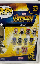 Load image into Gallery viewer, Marvel Funko Pop Groot Avengers Infinity War 293 Vinyl Action Figure
