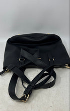 Load image into Gallery viewer, Nanette Lepore Womens Black Inner Pockets Satchel Bag With Crossbody Strap

