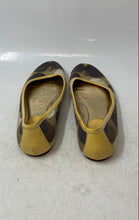 Load image into Gallery viewer, Coach Womens Yellow Brown Signature Print Round Toe Slip-On Ballet Flats Size 7B
