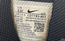 Load image into Gallery viewer, Nike Kids Court Borough Mid 2 CD7783-403 Navy Blue Green Sneaker Shoes Size 13C
