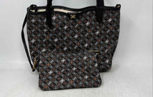 Load image into Gallery viewer, Sam Edelman Womens Harper Multicolor Monogram Tote Handbag &amp; Wallet No Strap
