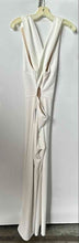 Load image into Gallery viewer, Lulus Womens White V-Neck Criss-Cross Back Wide-Leg One-Piece Jumpsuit Size XL
