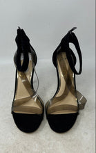 Load image into Gallery viewer, Jessica Simpson Womens Black Stiletto Heel Back Zip Strappy Sandals Size 7M
