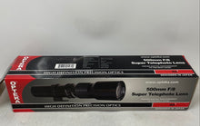 Load image into Gallery viewer, Opteka 500mm f/8 Platinum Series Black Manual Focus Super Telephoto Lens In Box
