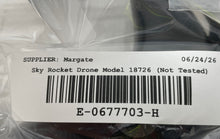 Load image into Gallery viewer, SkyRocket Sky Viper Nova Light FX Model 18726 RC Quadcopter Drone Not Tested
