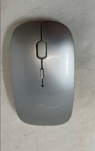 Load image into Gallery viewer, Silver Scroll Wheel Rechargeable Wireless Bluetooth Optical Mouse Untested
