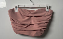 Load image into Gallery viewer, Zara Womens Pink Ruched Strapless Bustier Corset Cropped Top Size Small

