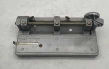 Load image into Gallery viewer, Vintage Wilson Jones Hummer Gray 3 Hole Adjustable Heavy-Duty Paper Punch
