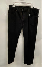 Load image into Gallery viewer, Levi Strauss &amp; Co. Mens 505 Black Denim Cotton Straight Leg Jeans Size W38XL30
