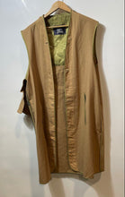 Load image into Gallery viewer, Authentic Burberrys Mens Brown Button-Front Trench Coat No Size Pit To Pit 24"
