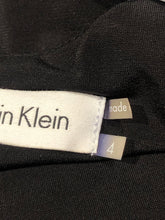 Load image into Gallery viewer, Calvin Klein Womens Black Sleeveless V Neck Back Zip Belted Jumpsuit Size 4
