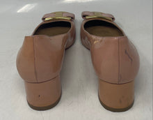 Load image into Gallery viewer, Authentic Salvatore Ferragamo Womens Beige Block Pump Heels Size 6M Worn Stained
