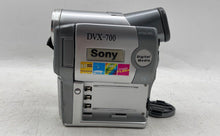 Load image into Gallery viewer, Sony Model DVX-700 Silver 8.0 MP 180x Zoom Digital Video Camera Not Tested
