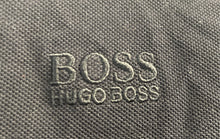 Load image into Gallery viewer, Hugo Boss Mens Black Cotton Short Sleeve Collared Polo Shirt Size Large
