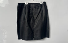 Load image into Gallery viewer, Laura Leigh Ltd. Womens Black Leather Side Zip Straight &amp; Pencil Skirt Size 12
