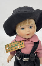 Load image into Gallery viewer, Spring Ford Ceramic Vintage Style Baby Doll Collectible With Overalls Outfit
