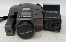 Load image into Gallery viewer, Olympus AZ-4 Zoom Black Infinity Super Film Camera With Case And Accessories
