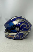 Load image into Gallery viewer, Shark Mens Blue Evoline ECE/22-05 DOT Full-Face Motorcycle Helmet Size L
