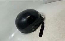 Load image into Gallery viewer, HJC Unisex CS-2N Black Adjustable Strap Half-Shell Motorcycle Helmet Size S
