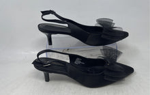 Load image into Gallery viewer, BCBGeneration Womens Deela GN264202 Black Kitten Heel Slingback Sandals Sz 7.5 M
