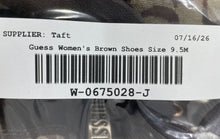 Load image into Gallery viewer, Guess Womens Brown Round Toe Low Top Lace-Up Sneaker Shoes Size 9.5 M

