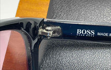Load image into Gallery viewer, Authentic Hugo Boss Women's Shiny Black Sunglasses
