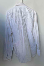 Load image into Gallery viewer, Hugo Boss Mens White Long Sleeve Collared Regular Fit Dress Shirt Size 43/17

