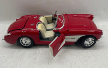 Load image into Gallery viewer, Bburago Red 1957 Chevrolet Corvette Scale 1:18 Die-Cast Collector Model Car
