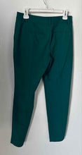 Load image into Gallery viewer, Express Womens Columnist Dark Green Flat Front Mid Rise Ankle Pants Size 6R
