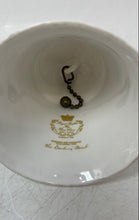 Load image into Gallery viewer, Antique Royal Grafton For The Danbury Mint Multicolor Porcelain Christmas Bell
