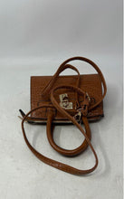 Load image into Gallery viewer, Unbranded Womens Brown Croc Embossed Shoulder Strap Top Handle Mini Satchel Bag
