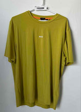 Load image into Gallery viewer, Hugo Boss Mens Green Short Sleeve Crew Neck Relaxed Fit Pullover T-Shirt Size XL
