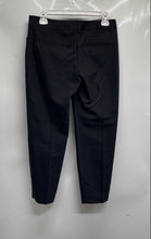 Load image into Gallery viewer, Express Womens Editor Black Flat Front Pockets Straight Leg Dress Pants Size 2S
