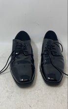 Load image into Gallery viewer, Stacy Adams Mens Black Leather Lace-Up Wedding Formal Derby Dress Shoes Size 9.5
