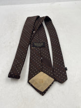 Load image into Gallery viewer, Givenchy Mens Brown Geometric Print Adjustable Long Formal Designer Tie
